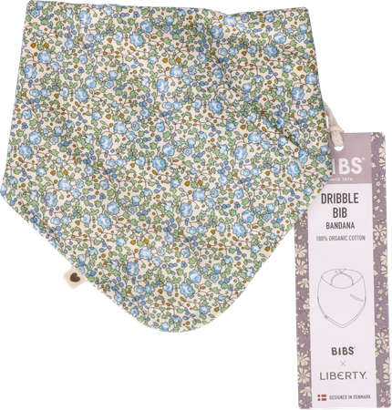 Bibs Bandana Bib Liberty Ivory&sage 1