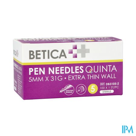 Betica Aiguilles Stylo Inj Quinta 5mmx31g 100