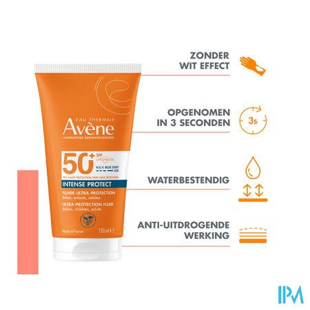 Avene Zon Spf50+ Intense Protect 50+ Fluide 150ml 7