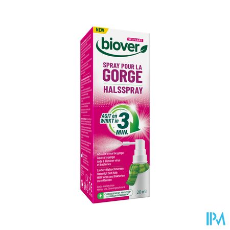 Biover Selfcare Keelspray 3min 20ml