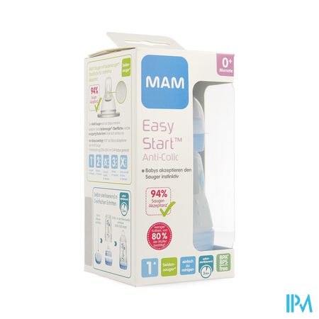 Mam Biberon Easy Start A/colique 320ml Unisexe