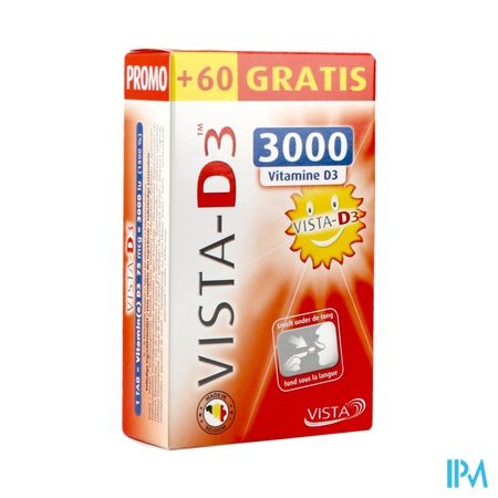 Vista D3 3000 Promo Smelttabl 120 + 60 Gratis