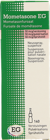 Mometasone EG 50Mcg Susp Neusspray 1 X 140 1