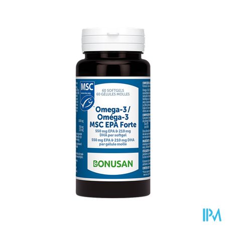 Omega-3 Msc Epa Forte Softcaps 60 Bonusan