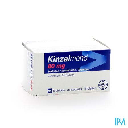 Kinzalmono 80mg Comp 98 X 80mg