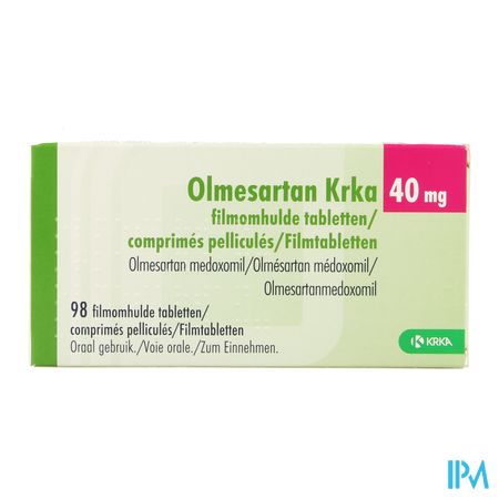 Olmesartan Krka 40mg Comp Pell 98 X 40mg 1
