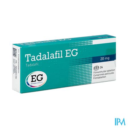 Tadalafil EG 20Mg Filmomh Tabl  24 X 20Mg