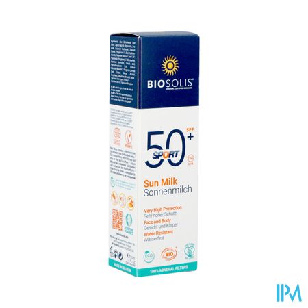 Biosolis Lait Solaire Sport Ip50+ 50ml