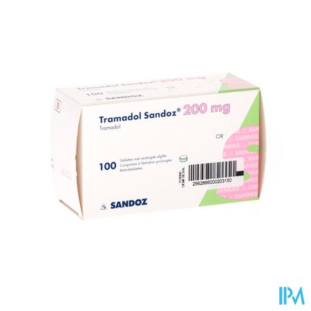Tramadol 200 Sandoz Tabl Verl Afgifte 100 X 200mg