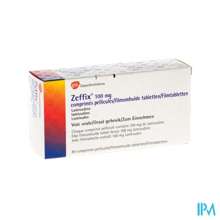 Zeffix Tabl 84 X 100mg