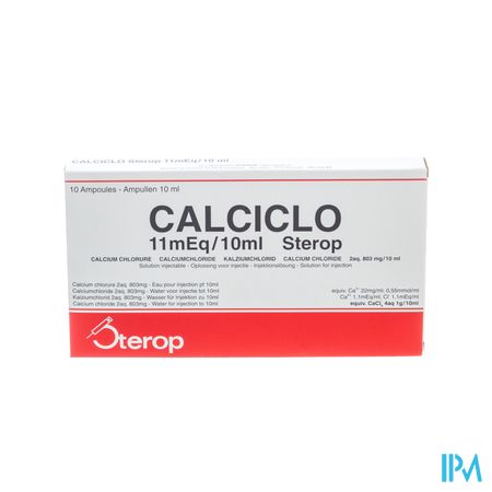 Calciclo Iv Amp 10 X 1g/10ml