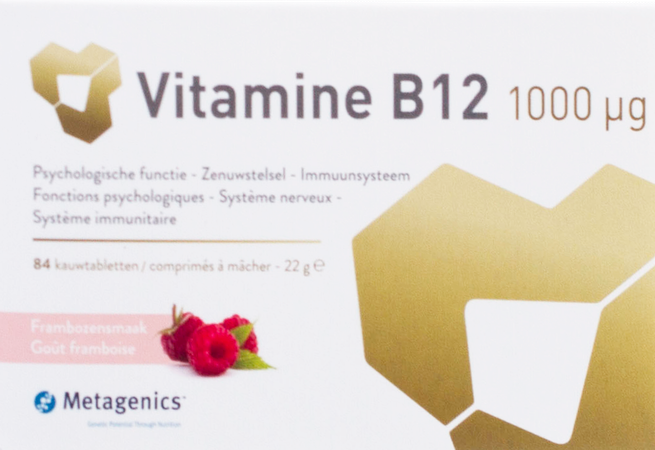 Vitamine B12 1000mcg Kauwtabl 84 Metagenics 1