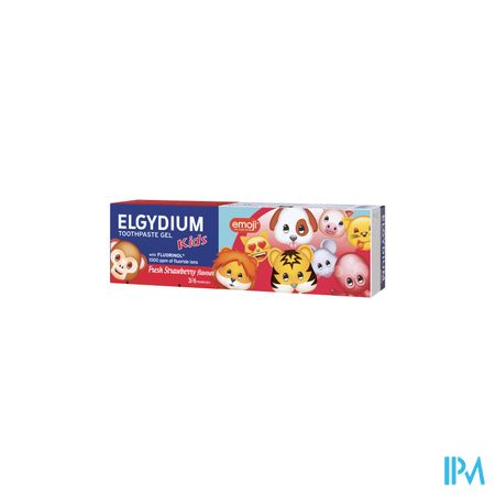 Elgydium Dentifrice Kids Emoji Fraise Givree 50ml