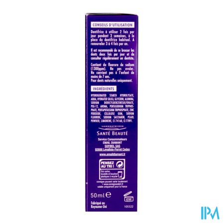 Email Diamant Tandpasta Cure Intens.blancheur 75ml 5