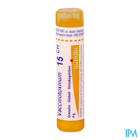 Vaccinotoxinum 15ch Gr 4g Boiron 1