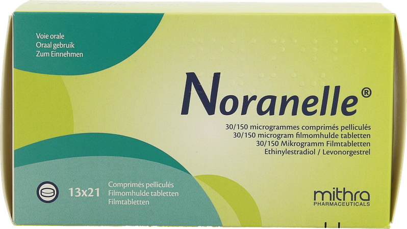 Noranelle 30/150mcg Comp Pell 13 X 21 1