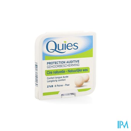 Quies Protection Auditive Cire A/bruit 8 Paires