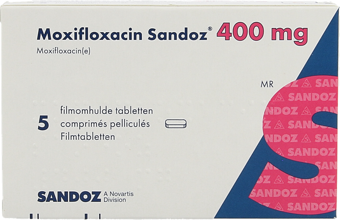 Moxifloxacin Sandoz 400mg Filmomh Tabl 5 3