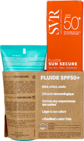 Svr Sleeve Sun Secure Fluid Spf50+&a/sol 50ml Grat 3