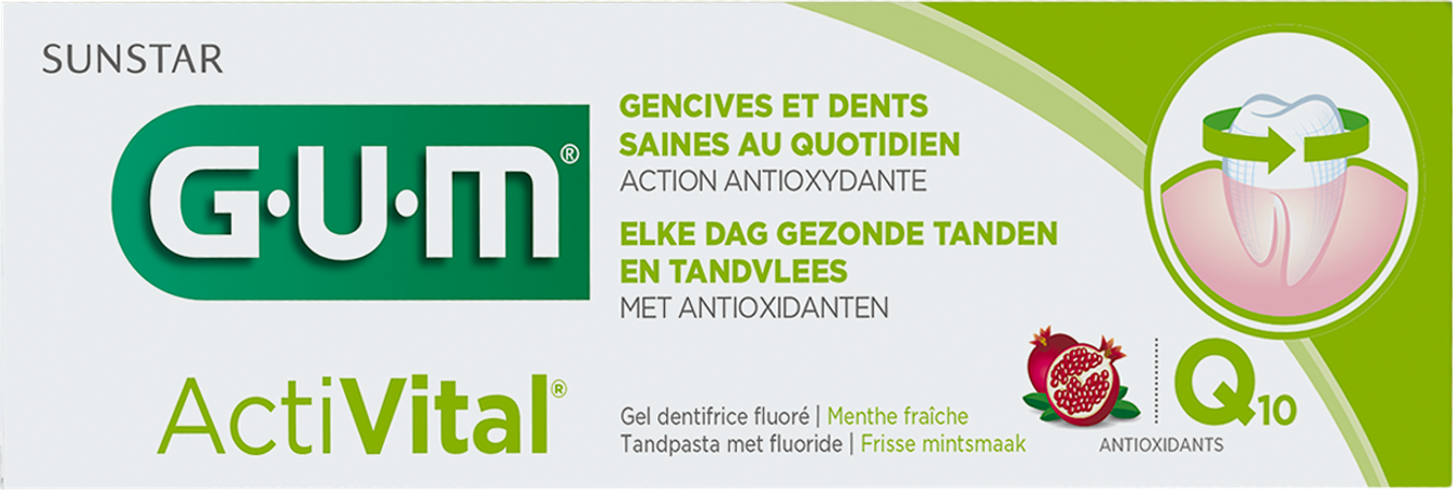 Gum Dentifrice Activital 75ml 3