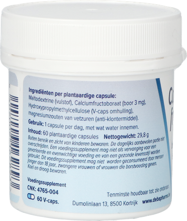 Calciumfructoboraat V-caps 60 Deba 4