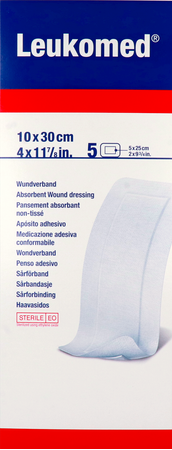 Leukomed Verband Steriel 10,0cmx30cm 5 7238012 1