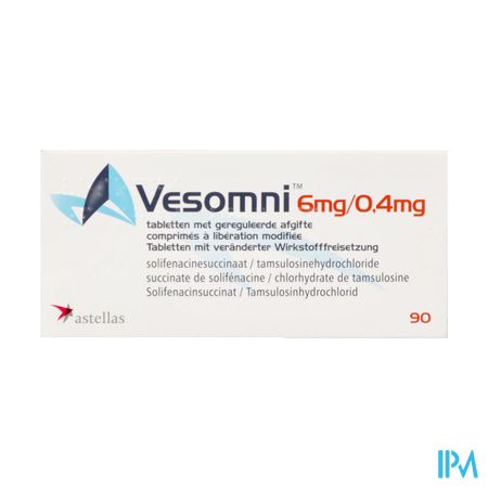 Vesomni 6mg/0,4mg Pi Pharma Verl. Afg. Comp 90 Pip