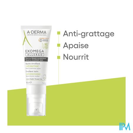 Aderma Exomega Allergo Baume Emollient 40ml 14