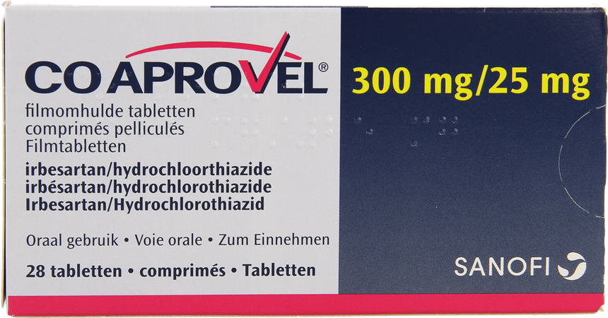 Coaprovel Comp 28 X 300mg/25,0mg 2
