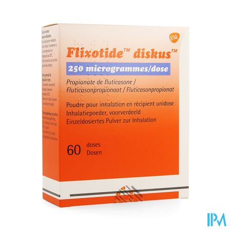 Flixotide 250 Diskus Pulv Inh 60dos