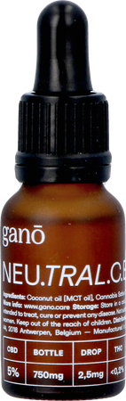 Gano Care Neutral 5% Cbd Olie 15ml 2