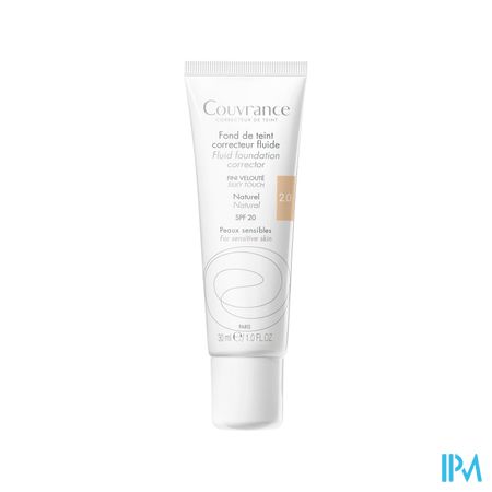 Avene Couvrance Fdt Correct. Fluide 2 Naturel 30ml 3