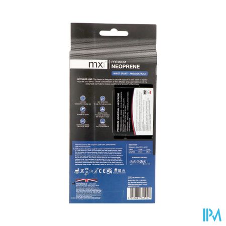 Pharmex Mx Polsbrace Neopreen Universeel S/m/l 1