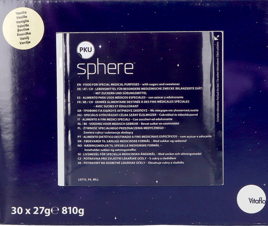 Pku Sphere 15 Vanille 30 X 27g 1