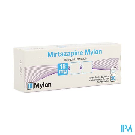 Mirtazapine Viatris 15mg Tabl 30