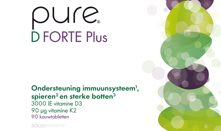 Pure D Forte+ Kauwtabletten 90 1
