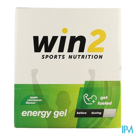 Win2 Energy Gel Pomme Canelle 18x40g 1
