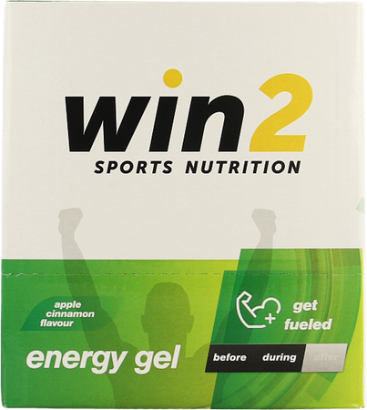 Win2 Energy Gel Appel Kaneel 18x40g 1