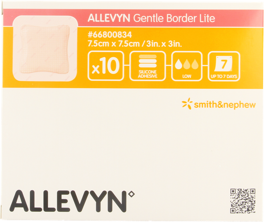 Allevyn Gentle Border Lite 7,5x 7,5cm 10 66800834 2