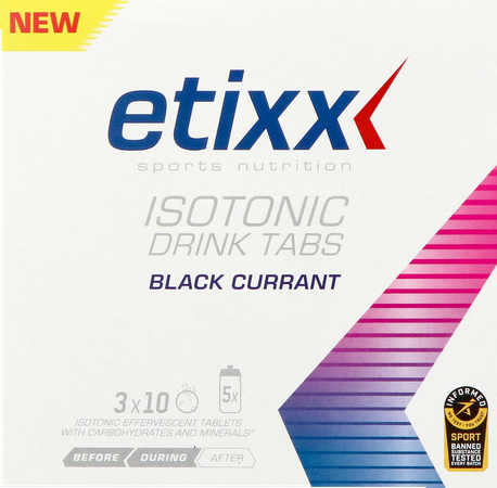 Etixx Isotonic Blackcurrant Bruistabl 3x10 1