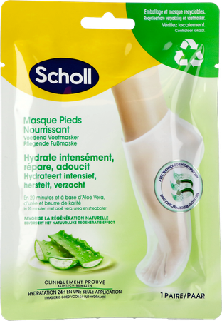 Scholl Masque Pieds Aloe Vera 1 Paire 2