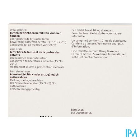 Valium 10mg Tabl 60 3