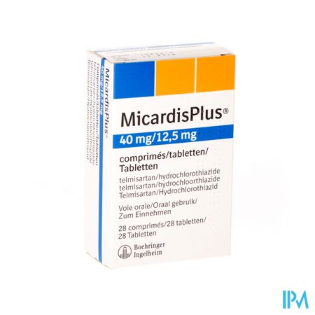 Micardisplus Comp 28 X 40mg/12,5mg