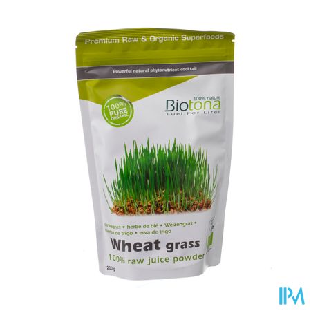 Biotona Wheat Grass Raw Juice Powder 200g