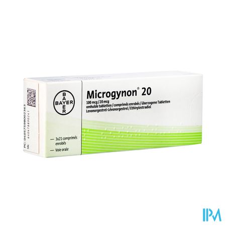 Microgynon 20 Drag 3 X 21