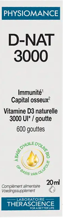 D-nat 3000 Fl Gutt 20ml Physiomance Phy342 2