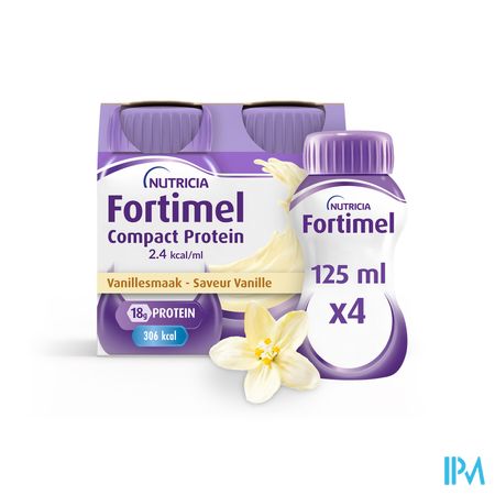 Fortimel Compact Protein 2.4kcal Vanille 4x125ml