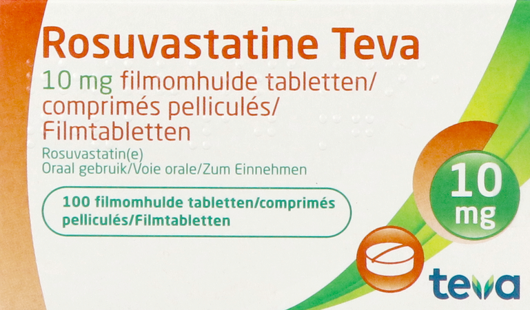 Rosuvastatine Teva 10mg Filmomh Tabl 100 2