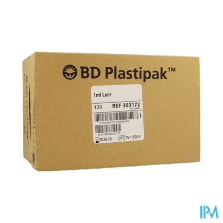 Bd Plastipak Seringue Luer Tuberc. 1ml 120 303172