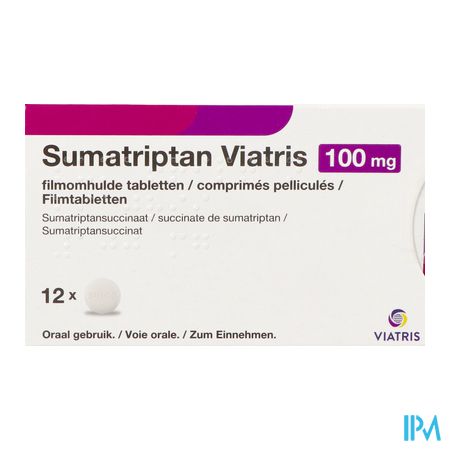 Sumatriptan Viatris 100mg Comp 12 4